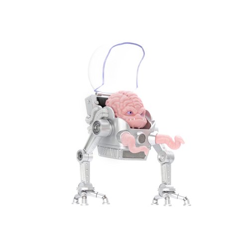 Loyal Subjects - BST AXN - TMNT - Wave 3 Krang with Walker 5" Action Figure (Net)- Multicolor
