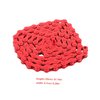 Toddmomy Bicycle Chain Single Speed Bike Chain Road Vehicles Stainless Steel Bike Chain Red Bike Chain Bike Accessory