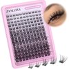 Lash Clusters Wispy Eyelash Clusters Natural C Curl DIY Lash Extension zanlufly 180Pcs Thin Band Individual Lashes Eyelash Extensions (8-16MM)