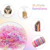 Maine Rubber Bands for Hair, 1000PCS Hair Rubber Bands, Small Elastic Hair Ties, Mini Seamless Rubber Bands for Babies, Girls, Women to Weave Different Hairstyles (Jelly)