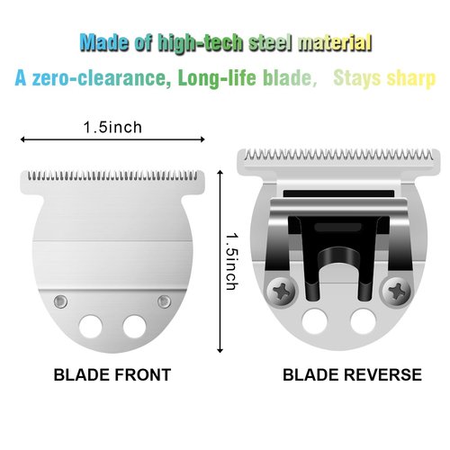 Wide T-Blade Compatible with oster Finisher Trimmer Model 59 and T-Finisher Trimmer Blades Replacement,2 Pack