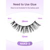 Lashes False Eyelashes Natural Cat Eye Lashes 14mm Wispy Eyelashes with Thin Memory Band Volume False Lashes Soft Strip Lashes Pack C Curl Natural Eyelashes Fake Lashes 7 Pair EVENTILL