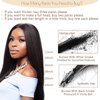 Loxxy Brazilian Yaki Straight Clip in Hair Extensions Real Human Hair 12 inch 100% Remy Unprocessed Soft Clip on Extensions Full Head Natural Color #1B for Black Women,YK 7pcs/set 120g/set