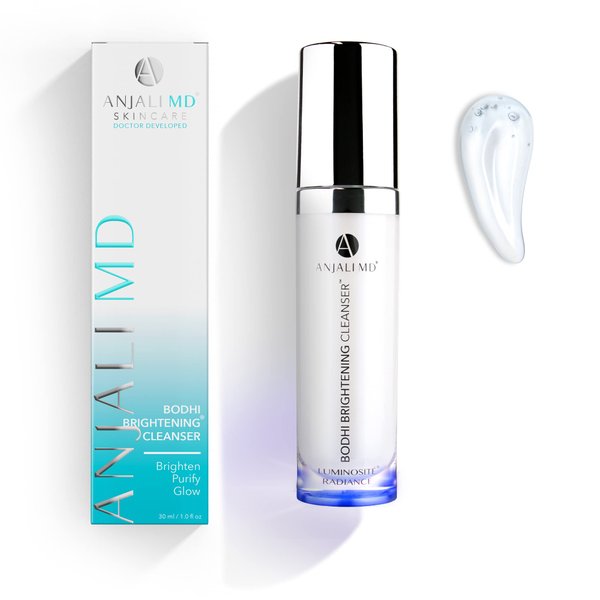 ANJALI MD Bodhi Cleanser | Refreshing Foaming Gel Cleanser, Makes Skin Brighter Lighter & Glowing Skin, Reduces Dark Spots And Discoloration Skin Feels Hydrated And Refreshed