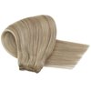Sunny Clip in Hair Extensions Blonde Clip in Extensions Real Human Hair Blonde Hair Clip Extensions Invisible Clip in Extensions Light Blonde Highlights Golden Blonde Hair Extensions 120g 7pcs 18inch