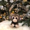 WEIGEDU Small Plush Toys Babies Monkey Stuffed Animals, 5.9 inches, Kaffee Brown Chocolate