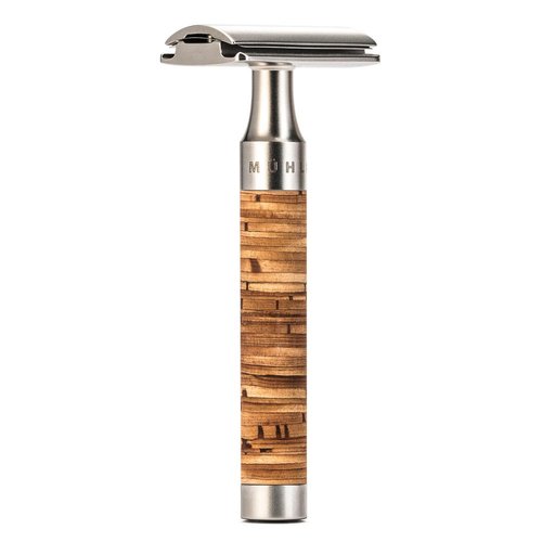 MÜHLE Rocca Stainless Steel Birch Bark Safety Razor