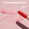 Just Glow Skincare & Beauty Magic Lips Color Changing Lip Gloss - Color Changing Lip Oil - Non-sticky, Hydrating, Moisturizing, Repairing and Nourishing Lip Gloss- Strawberry Cheesecake (0.25oz)