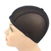 YANTAISIYU 1 Piece Wig Cap Black Mesh Wig Cap Non-slip Wig Cap Elastic Band Wig Caps for Making Wig