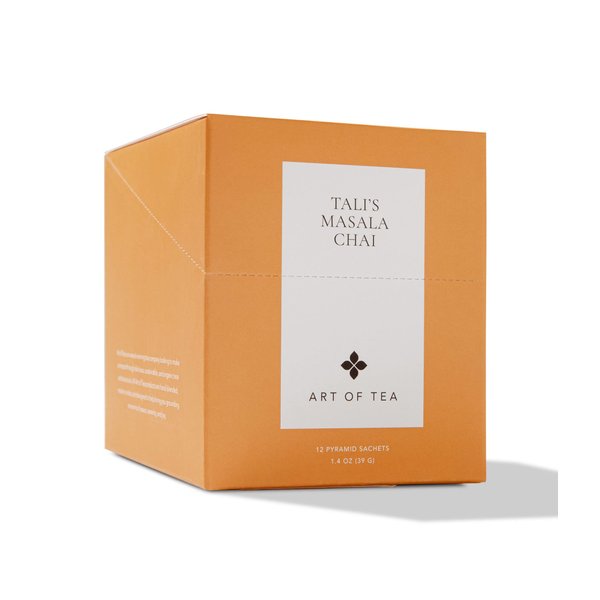 Art of Tea | Talis Masala Chai | 12 Count Eco Friendly Pyramid Chai Tea Bags Sachet