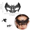 Halloween Black Bat Headband and One Bat Masquerade Mask for Women Bat Halloween Dress Up Costume Accessories