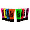 UV Glow Blacklight Face and Body Paint 1.7oz - Set of 8 Tubes - Neon Fluorescent