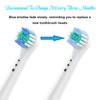 Replacement Toothbrush Heads for Oral B Electric Precision Clean Compatible with Oralb Brush Heads - 16 Pack