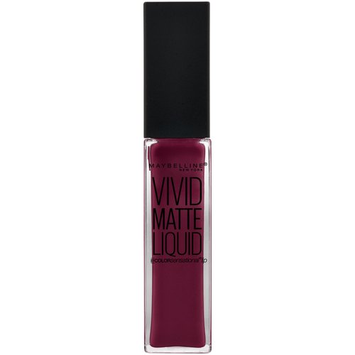 Maybelline New York Color Sensational Vivid Matte Liquid Lipstick, Corrupt Cranberry, 0.26 fl. oz.