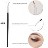 Eyeliner Brushes Set,JASSINS Fine Angled Eyeliner Brushes,Precision Gel Eye Liner Ultra Fine Bent Makeup Brush For Newbies and salon（3PCS）