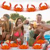 12Pcs Tissue Crab Lobster Honeycomb Centerpiece for Crab Party Decoration Crab Themed Party Table Centerpiece Crab Lobster Table Topper for Sea Animal Lobster Baby Shower Birthday Party Supplies