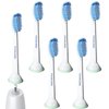 PAI4LEISI Sensitive Replacement Toothbrush Heads Compatible with Philips Sonicare Toothbursh HX6053,Sensitive Replacement Heads with Soft Bristles,6 Pack