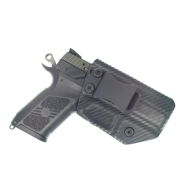 Fast Draw USA - Compatible with CZ P-07 IWB Kydex Holster Inside Waistband Concealed Carry Holster Made in USA (Carbon Fiber - Right Hand)