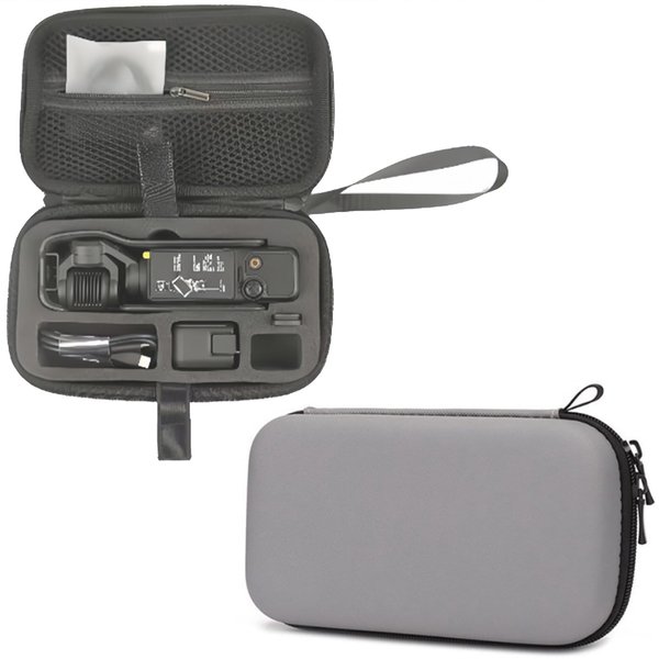 Honlyn Storage Bag compatible with DJI Osmo Pocket 3, Carrying Case Handbag Travel Case for OSMO Pocket 3 Handheld Gimbal Accessories (Grey)