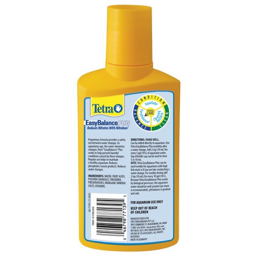 Tetra EasyBalance Plus 8.45 Ounces, Weekly Freshwater Aquarium Water Conditioner,Golds & Yellows