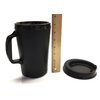 34 Oz ThermoServ Foam Insulated Coffee Mugs - Black