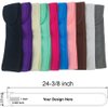 TOPTIE 10 Pack Custom Facial Spa Headband - Add Your Own Design, White Makeup Headband with Magic Tape