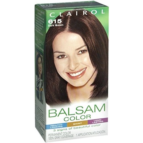 Clairol Balsam Hair Color, Dark Brown (615)