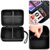Cards Holder Case Compatible with PM TCG Cards/for SKYJO/for Five Crowns/for UNO/for Phase 10 Playing Cards, Card Game Storage Organizer Holds Up to 400 Cards - Black (Box Only)