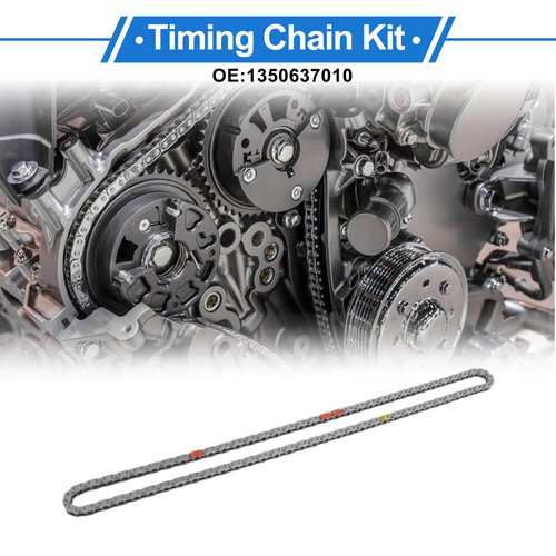 A ABSOPRO Timing Chain Kit No.1350637010 for LEXUS CT200H 2011-2017 for PONTIAC VIBE 2009-2010 for SCION XD 2008-2014 for TOYOTA COROLLA 2009-2020 1 Pcs Car