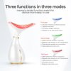 Ms.W Red Light Neck Face Massager,Portable Facial Massager for Skin Care,Electric Face Massage Kit with 45 ±5℃ Heat & 3 Massage Modes