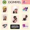 DOMPEL Reusable Professional Silicone Gold Cap with Hook | Hair Dyeing and Bleaching | Ideal for Bleach Powder, Blue Hair Dye, and Hair Coloring | Model 664 - CA