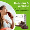 R-Kane Nutritionals Pro-Cal Pudding/Shake Mix, Low Fat Protein Shake Powder, Meal Replacement Shakes, Chocolate-Flavored Boost Drink, Kosher, 15g Protein, 7 Packets per Box