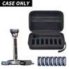 Travel Case Compatible with Gillette Heated Razor for Men, Starter Shave Kit Storage Holder for Blade Refills, Clipper Guards, Charging Dock and Accessories-Black(Box Only)