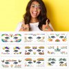 Pride Day Rainbow Face Temporary Tattoos Sticker for Women Girls Eye Face Makeup Decoration Gay LGBT Butterfly Unicorn Heart Rainbow Body Art Waterproof Fake Tattoo for Festival Parade Party 10 Sheets