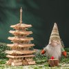 Rolife Wood Model Kits for Adults to Build 3D Puzzles DIY Five-storied Pagoda Birthday Unique Gifts for Friends or Family