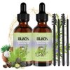 Castor Oil Cold Pressed Hair Growth Oil, Coconut Oil Rosemary Oil for Hair Growth with Biotin Caffeine Argan Oil for All Hair Styles (2 Pack)