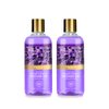 Vaadi Herbals Shower Gel - Sulfate-Free - Herbal Body Wash Both For Men And Women - 300 Ml (10.14 Fl Oz) - (Heavenly Lavender & Rosemary) (2 Bottles)
