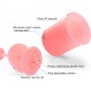 KOVCOAP Foam Maker for Face Wash, Face Wash Foamer, Cleanser Foam Maker, Marshmallow Whip Maker Skin Care, Deep Skincare Cleaner Tools for Travel Household 2 Pieces(Pink and White)