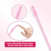 PRO Lash Tweezers Eyelash Applicator for Lash Clusters 3 IN 1 DIY Lash Extension Professional Lash Tweezers Kit Super Grip Eyelash Tweezers with Lash Brush(3 pcs-02)