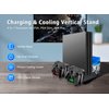 OIVO PS4 Stand Cooling Fan Station for Playstation 4/PS4 Slim/PS4 Pro with Dual Controller EXT Port Charger Dock Station and 12 Game Slots