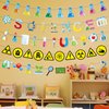 gisgfim 5 Pieces Science Banners Science Classroom Decor Science Chemistry Lab Banner Party Decorations Science Garland Hanging Ornaments for Home School Classroom Scientist Birthday Party Supplies