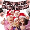 New Years Eve Party Supplies 2025 Rose Gold Happy New Year Decorations Happy New Year Banner 2025 Foil Balloons Rose Gold Fringe Curtain for Rose Gold New Year's Eve Party Supplies