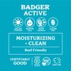 Badger Face Sunscreen Stick SPF 35 with Mineral Zinc Oxide, Travel Size Sunscreen, 97% Organic Ingredients, Reef Friendly SPF Stick Sunscreen for Face, Unscented, 0.65 oz