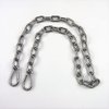 3ft Stainless Steel T316 Proof Coil Chain & Snap Hooks -1/4" Chain, 5/16" Snap Hook
