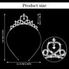 Sibba Princess Crown Tiara Girls Headband Hair Hoop Tiara Rhinestone Crystal Pearl Tiara Tiara Head Crown for Women Girls Wedding Prom Party Costume Christmas Gifts, One Size, Non-Precious Metal, NO