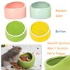 JSLZF Small Animal Bowl Ceramic Hamster Bowl Hamster Food Dish Prevent Knocking Over, Food Splashing and Chewing Feeding Dish for Gerbil Chinchilla Rat Ferret Hedgehog (3 PCS)