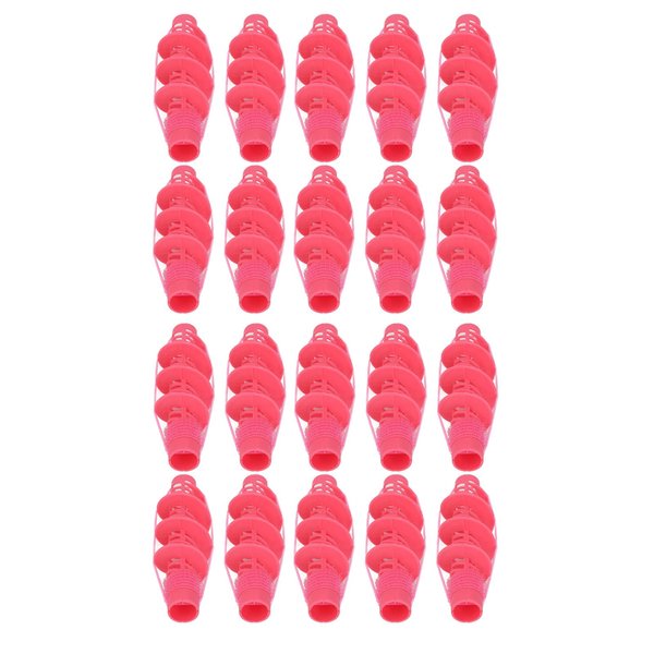 20 PCS Hair Rollers, Reusable Spiral Rollers Hairdressing Curling Styling Tool for Girls