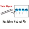 ZDingTech 20PCS 1.5x10mm Dowel Pin,Wltoys 144001 Hinge pin Spare Parts,Wltoys 124017 Hex Wheel Hub Nut Pins RC Car for WLtoys 12428 124016 124019 124018 Parts,FY 1/12 Car,HBX,Hyper go 1/18 car