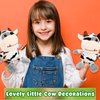 24 Pack Mini Plush Cow Toy Stuffed Farm Cow Animal Toys Small Plush Cow Keychain for Birthday Gift Cow Party Favors Decor Backpack Handbag