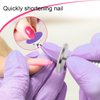 Difenni Sanding Paper Discs with Metal Nail Drill Bit Foot Sandpaper Discs 25mm Foot File Sandpaper Discs #80#150#240 Grits for Manicure Pedicure